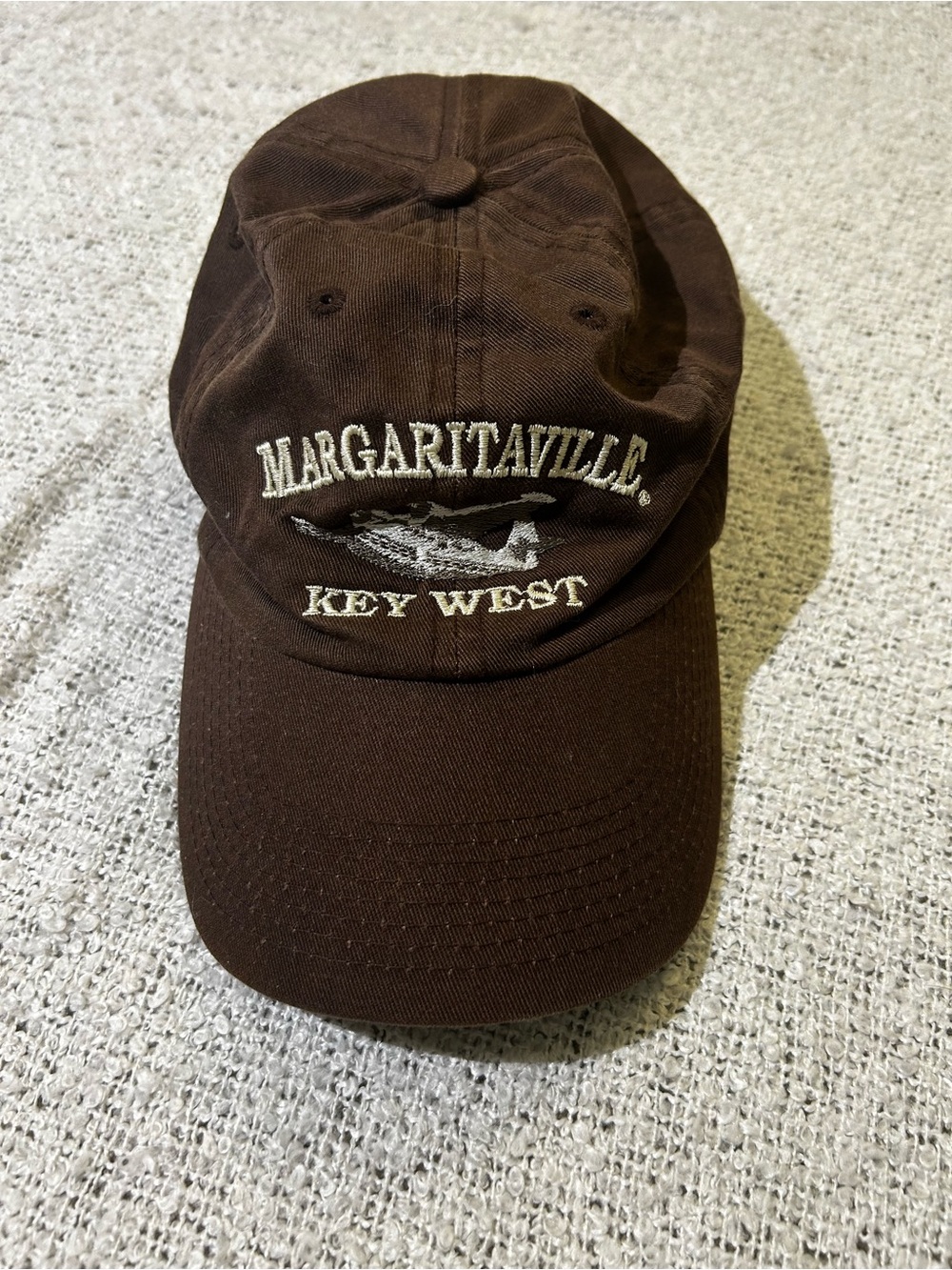 Vintage 90s Margaritaville Key West cap w embroidered airplane graphic